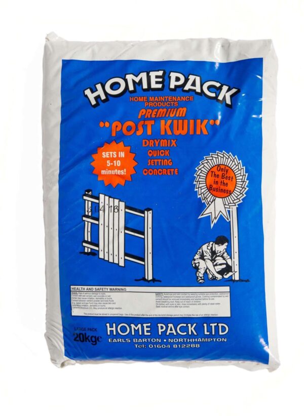 HOMEPACK PREMIUM POST KWIK DRYMIX RAPID-SETTING CONCRETE 20KG