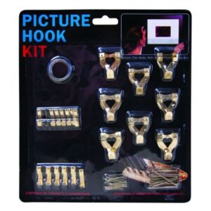 **Hooks**: Different sizes and types for various weight capacities