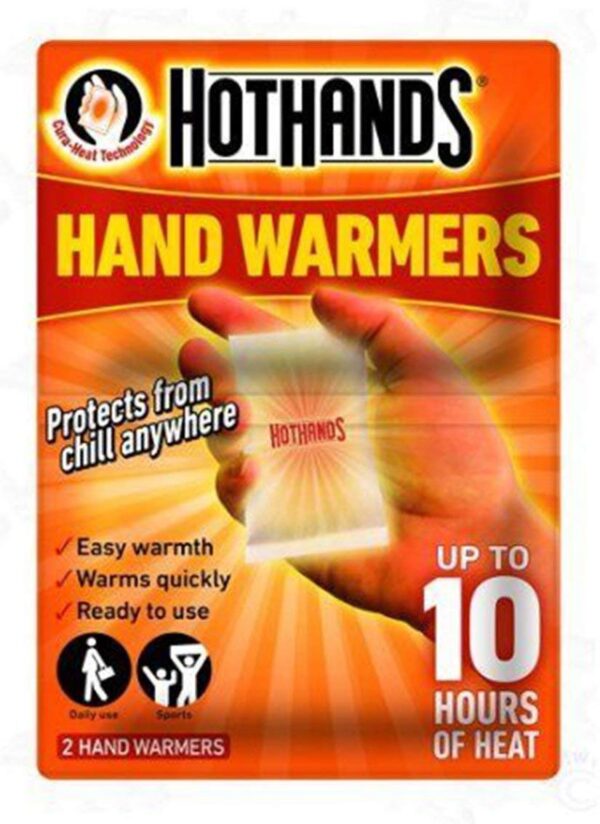 HOTHANDS Hand Warmers Providing Up to 10 Hours of Heat