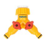 HOZELOCK TWIN CONTROL VALVE FAUCET CONNECTOR