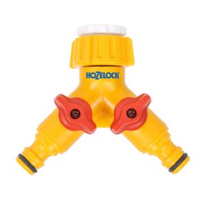 HOZELOCK TWIN CONTROL VALVE FAUCET CONNECTOR