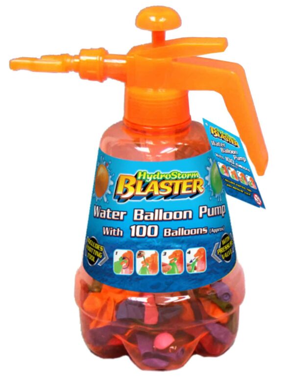 Hydrostorm Balloon Filling Pump with 100 Water Balloons