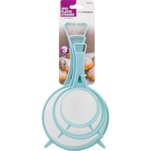 If you are looking for information on Prima Plastic Strainers 3-pack, these are typically kitchen tools used for straining various foods. They are usually made from durable...