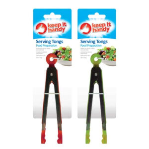 If you're looking for serving tongs, "Keep It Handy" might refer to a brand or a type of tongs that are particularly useful for serving a variety of foods. These tongs are...