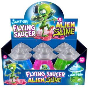 Illuminated Flying Saucer Slime Display Unit