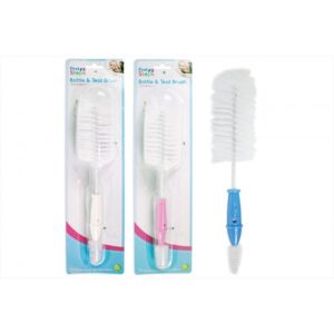 INITIAL BABY BOTTLE AND NIPPLE CLEANING BRUSH