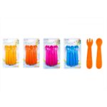 Initial Baby Feeding Spoon & Fork Set, Pack of 6