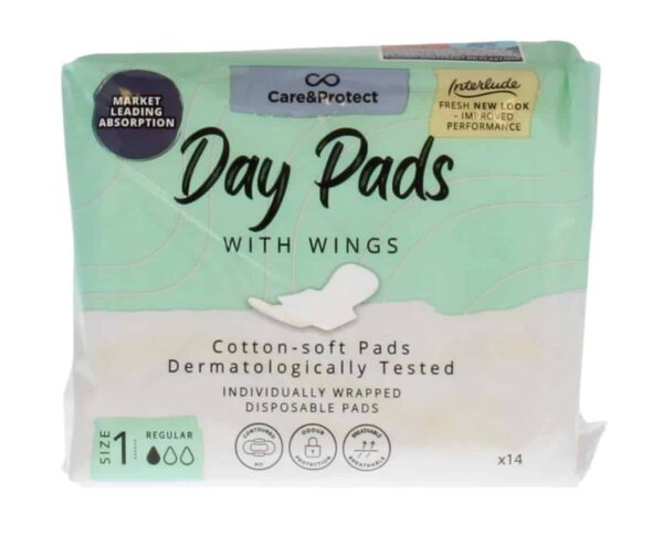 Interlude Care & Protect Regular Ultra Day Sanitary Pads - Pack of 14