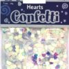 Iridescent Heart Confetti for Valentine's Day Love