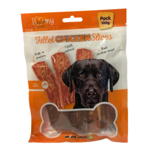 It looks like you are referring to a product description for pet dog treats, specifically chicken fillet steak treats weighing 100 grams. The number "77671" might be a product...