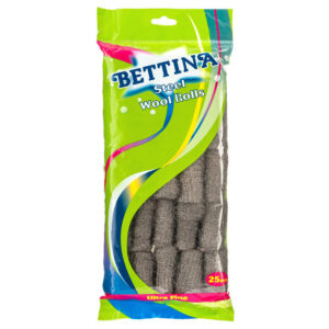 It looks like you're referring to a product called "Bettina Steel Wool Rolls," which comes in a pack of 16. Steel wool rolls are commonly used for cleaning, polishing, and...