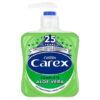 It looks like you're referring to a product: Carex Antibacterial Hand Wash Complete with Aloe Vera, in a 250ml bottle, sold as a case of 6. This type of product is typically...