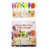 It looks like you're referring to a product description for "Happy Birthday" candle letters in assorted colors, offered in a pack of 13. The code "0235" could be a product...