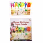 It looks like you're referring to a product description for "Happy Birthday" candle letters in assorted colors, offered in a pack of 13. The code "0235" could be a product...