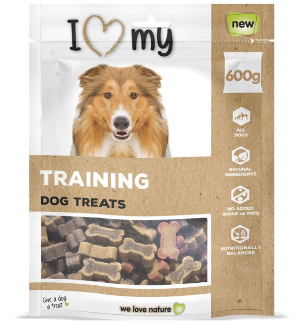 It looks like you're referring to a product listing for "Pet Dog Duo Bone Training Treats." This product typically comes in a 600g bumper bag and has the item number 74182. It's...