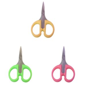 It looks like you're referring to a product listing or description for a pair of household scissors. These specific scissors are labeled as a "Small Pair," possibly indicating...