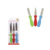 It looks like you're referring to a set of stainless steel spatula palette tools designed for cake decorating. This set typically includes three spatulas or palette knives,...