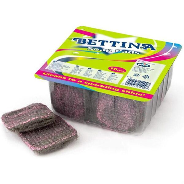 It seems like you are referring to a bulk purchase of cleaning supplies, specifically a case containing multiple packs of Bettina Soap Filled Pads. Each pack contains 10 pads,...