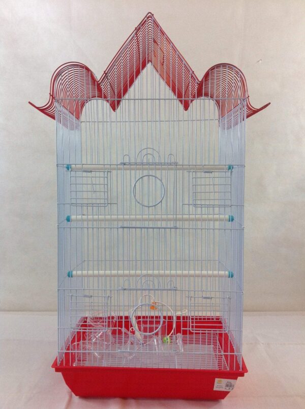 It seems like you are referring to a large metal bird cage with dimensions of 68 x 43 cm, and it comes in assorted colors. The model or item number appears to be 0086 A, and it...