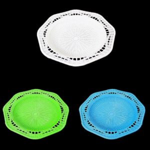 It seems like you are referring to a product description for a plastic tray. This tray is 28 cm in size, available in assorted colors, and has a product code or identifier...