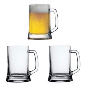 It seems like you are referring to a product description for a set of two pub-style handled beer mugs, each with a capacity of 500ml. The code "55129" likely represents a...