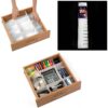 It seems like you are referring to a product, specifically a pack of three plastic storage drawer dividers with the product code 4229. These organizers are likely designed to...