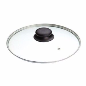 It seems like you are referring to a replacement glass pan lid with a knob, specifically a 28 cm clear glass lid. The product code or model number appears to be "0788 A." This...