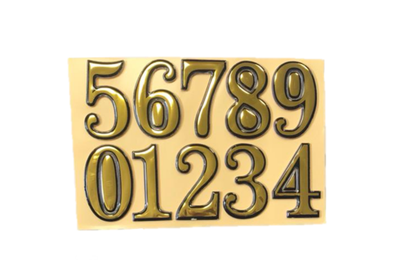 It seems like you're looking for information or details about a product, specifically an adhesive plastic house or bin numbers set that includes numbers from 0 to 9. The model...