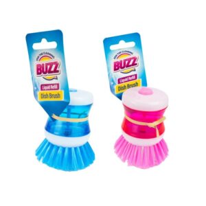 It seems like you're referring to a cleaning product, potentially named the "Buzz Soap Dispensing Hand Brush." This type of product typically combines a cleaning brush with a...