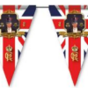 It seems like you're referring to a decorative item related to the coronation of King Charles III, specifically a bunting that is 3 meters long. The item appears to have a...