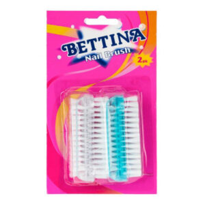 It seems like you're referring to a product called the "Bettina Nail Brush Twin Pack." This product likely includes two nail brushes designed for personal grooming and hygiene,...