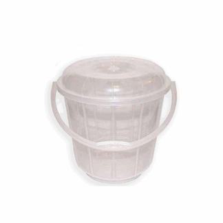 It seems like you're referring to a product description for a 14-liter clear transparent plastic bucket with the model number MX4103. This bucket might be offered for sale with...