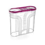 It seems like you're referring to a product description for a cereal dispenser or storage container. The product appears to be designed for storing cereal or other dry foods,...
