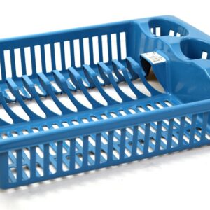 It seems like you're referring to a product description for a dish drainer set. This set typically includes compartments or sections to hold plastic plates, cutlery, and...