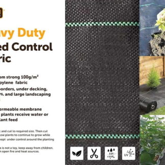 It seems like you're referring to a product description for a garden heavy-duty weed control fabric, specifically one that measures 1 meter by 10 meters, with the product code...