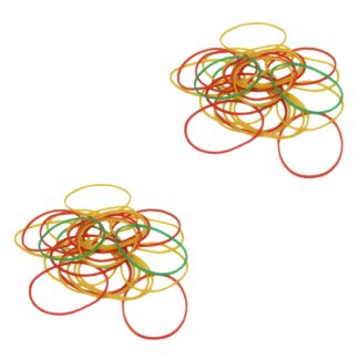 It seems like you're referring to a product description for a pack of assorted color light thin rubber bands. These rubber bands are likely intended for use in various settings...
