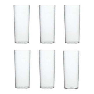 It seems like you're referring to a product description for a pack of long plastic tumblers, specifically a set of six with the product code SK3081, and possibly mentioning a...