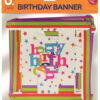 It seems like you're referring to a product description for a paper banner garland, specifically a "Happy Birthday" lettered bunting. The "P2711" likely denotes the product...