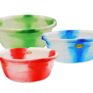 It seems like you're referring to a product description for a plastic washing bowl or basin tub that is tie-dyed and comes in assorted colors. The "12'" likely refers to the...