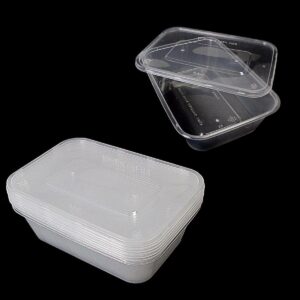 It seems like you're referring to a product description for a set of hygienic rectangular stackable food and meal preparation containers with lids. These containers are likely...