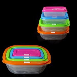 It seems like you're referring to a product description for a set of plastic rectangular food storage containers. This set includes four containers, and "0400" might be a model...