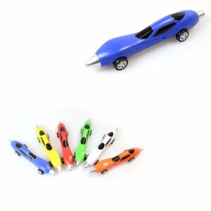 It seems like you're referring to a product description for a stationary item shaped like a car, available in assorted colors, with the model number 1736 A. The note "Parcel...