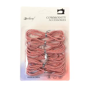 It seems like you're referring to a product description for a "Striped Sewing Elastic Cord Pack of 6 7288." This likely indicates a pack containing six pieces of elastic cord,...