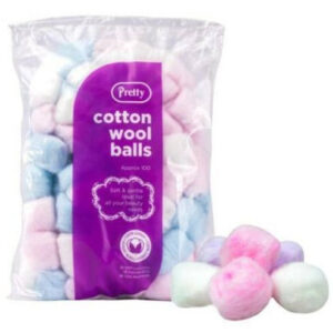 It seems like you're referring to a product, specifically "Pretty Cotton Wool 100 Balls Coloured - Case of 12." This typically means that the product includes 100 colored cotton...