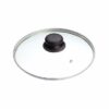 It seems like you're referring to a replacement glass pan lid with a knob, specifically measuring 18 cm in diameter. The model or item number is 0783 A. This type of lid is...