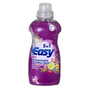 It seems like you're referring to a specific product: Easy Liquid Laundry Detergent 3 in 1 Bio, with a weight or volume of 750ml, sold in a case of 8. This product likely offers...