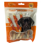 It seems like you're referring to a specific product: Pet Dog Treats Chicken Twist 100g, possibly with a product code 77695. These are likely chicken-flavored twisted treats for...