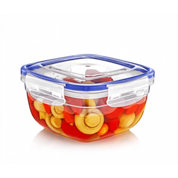 It seems like you're referring to a specific product, which is a square clear plastic food storage container with a sealing lid and a capacity of 900ml, identified by the model...