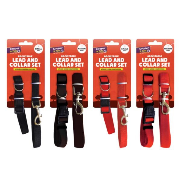 It seems you're inquiring about a product, specifically a dog lead and collar set for small to medium-sized dogs, with the item code 313599. The description mentions that it...