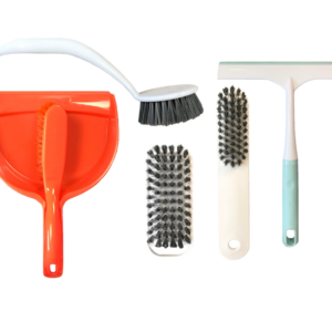 It seems you're referring to a product, specifically a set of dustpans and brushes. This set includes 5 pieces, each possibly in different assorted colors, and they are made...